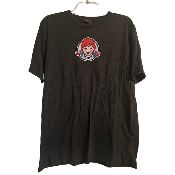 GUC Barco Wendy's Restaurant Gray Tee Shirt This Chicken is Fire Size Large - Picture 1 of 6